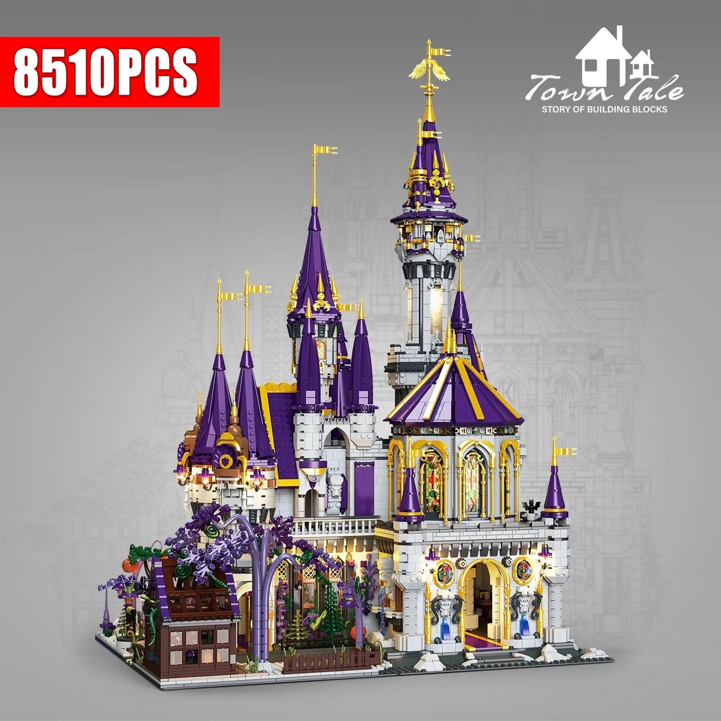 8510PCS Magic Castle