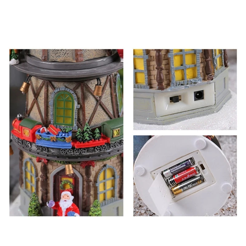 Christmas Hand Painted Unique Music Box