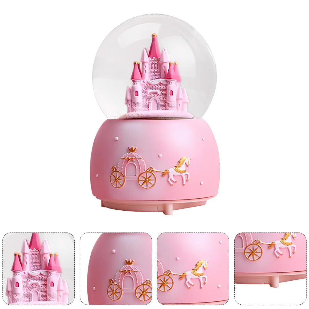 Castle Crystal Snow Globes