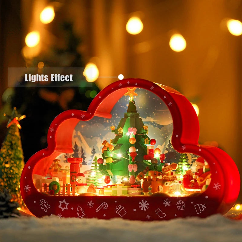 Christmas Tree Cloud Mirror