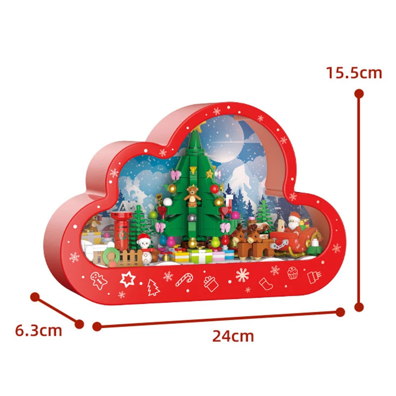 Christmas Tree Cloud Mirror