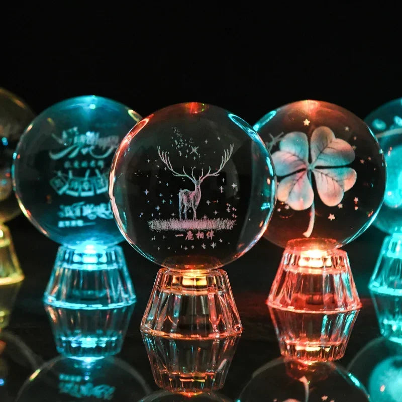 3D Crystal Snow Globe